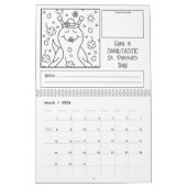 Calendrier Couleur moyenne de l'escargot 2026 (Mar 2026)