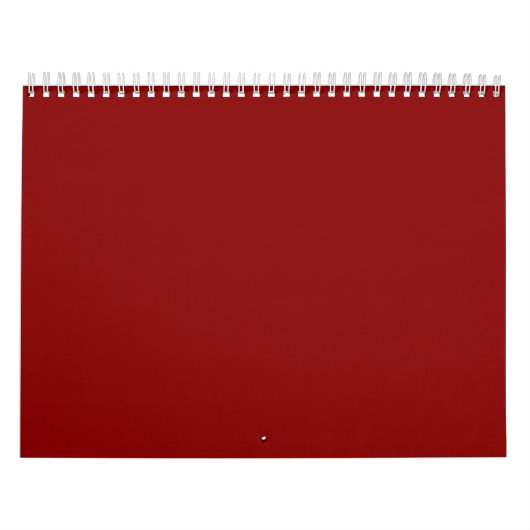 Calendrier Couleur rouge foncé (Protection)