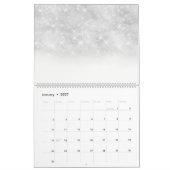 Calendrier Couleurs de parties scintillant de l'année 2019 (Jan 2027)