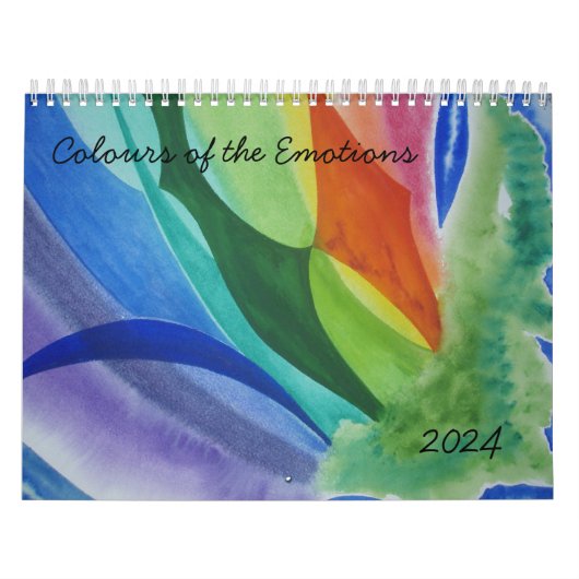 Calendrier - Couleurs des émotions, 2024 (Protection)