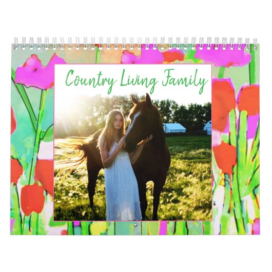 Calendrier County Living with Family and Style Calendar (Protection)