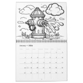 Calendrier Courageux pompiers Secourir Action 2025/2026 (Jan 2026)