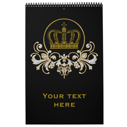 Calendrier Couronne d'or - luxe royal (Protection)