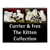 Calendrier Courrier & Ives - Collection Kitten (Protection)