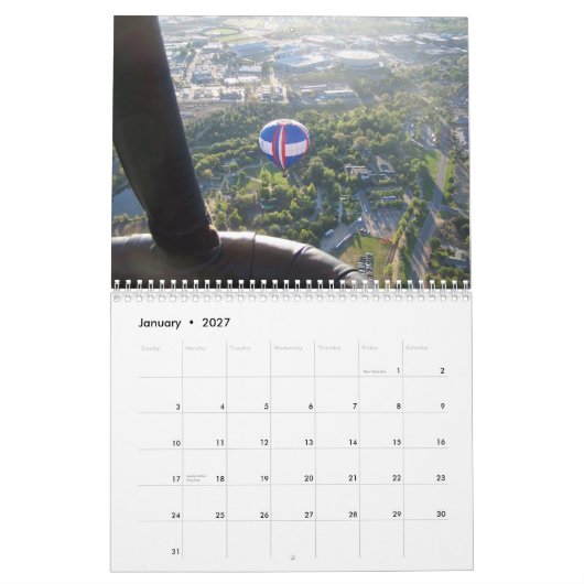 Calendrier Courses de ballon (Jan 2027)