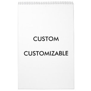 Calendrier Coutume de conception personnalisable