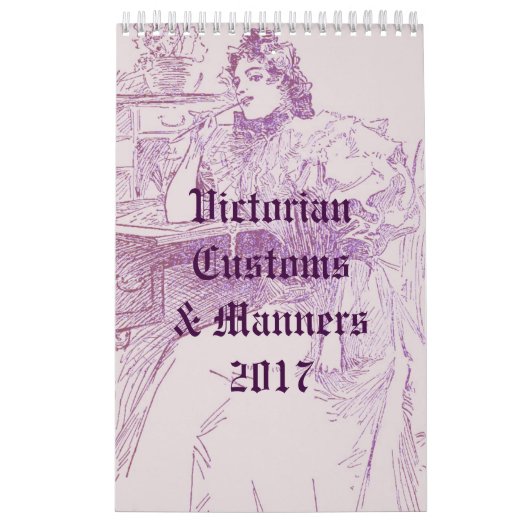 Calendrier Coutumes victoriennes et façons (Protection)