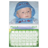 Calendrier Couverture du calendrier, première année de Noah (Mar 2027)