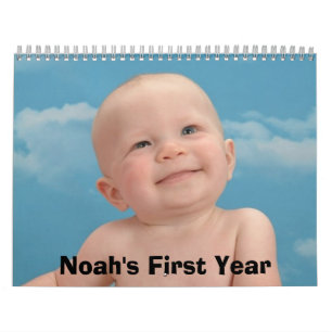 Calendrier Couverture du calendrier, première année de Noah
