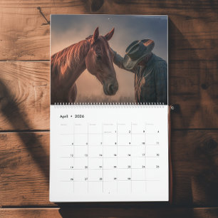 Calendrier Cowboy Occidental 2027