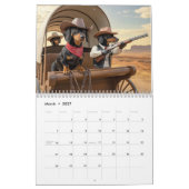 Calendrier Cowboy Petit Chien (Mar 2027)