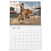 Calendrier Cowboy Petit Chien (Feb 2027)