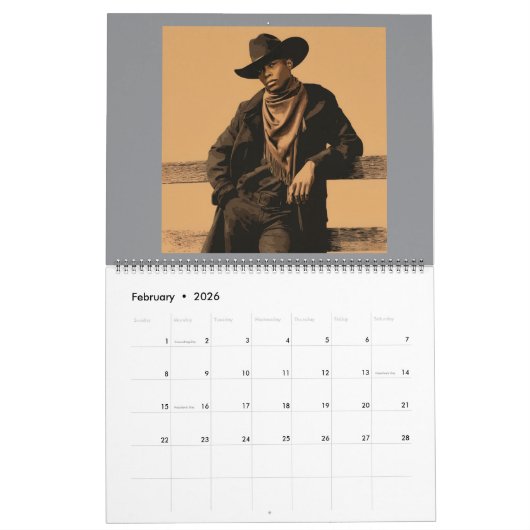 CALENDRIER COWBOY SWAG (Feb 2026)