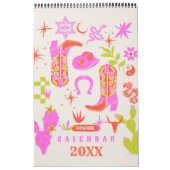 Calendrier Cowgirl Planner (Protection)