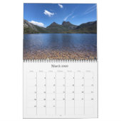 Calendrier cradle mountain tasmania 2025 (Mar 2026)