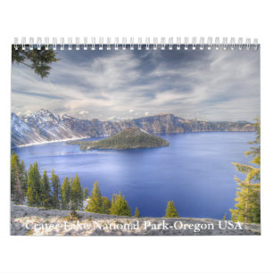 Calendrier Crater Lake National Park, Oregon, États-Unis