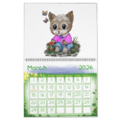 Calendrier Crayon Animaux mignons Art par Krisi ArtKSZP (Mar 2026)