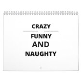 CALENDRIER CRAZY FUNNY AND NAUGHTY (Protection)