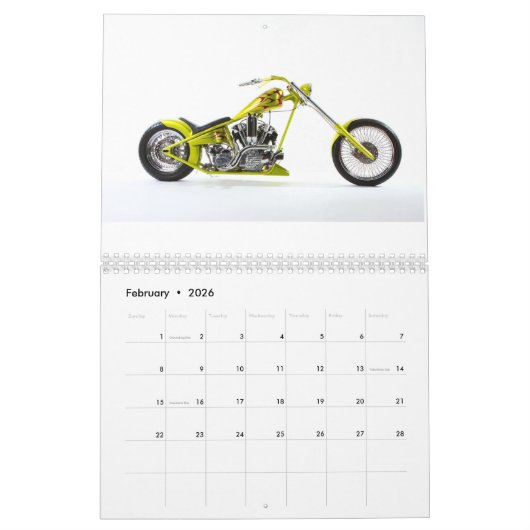 Calendrier Crazy Horse Custom Paint 2021 (Feb 2026)