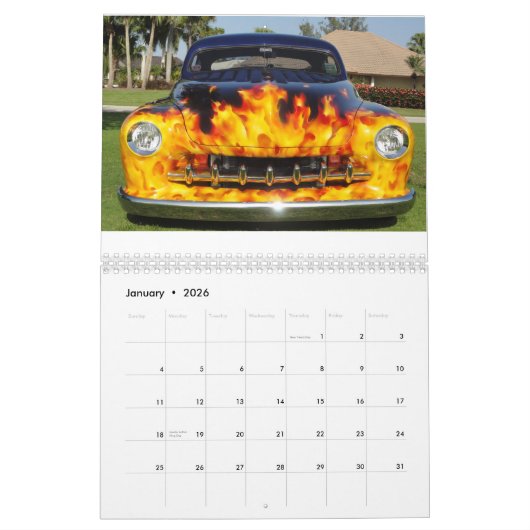 Calendrier Crazy Horse Custom Paint 2021 (Jan 2026)