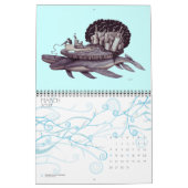 Calendrier créatif de l'art 2014 à l'encre de (Mar 2027)