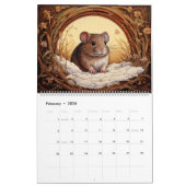 Calendrier Créatures Art Nouveau (Feb 2026)