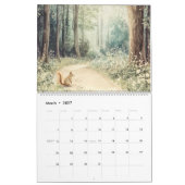 Calendrier Créatures boisées : Art de la nature (Mar 2027)