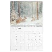 Calendrier Créatures boisées : Art de la nature (Jan 2027)