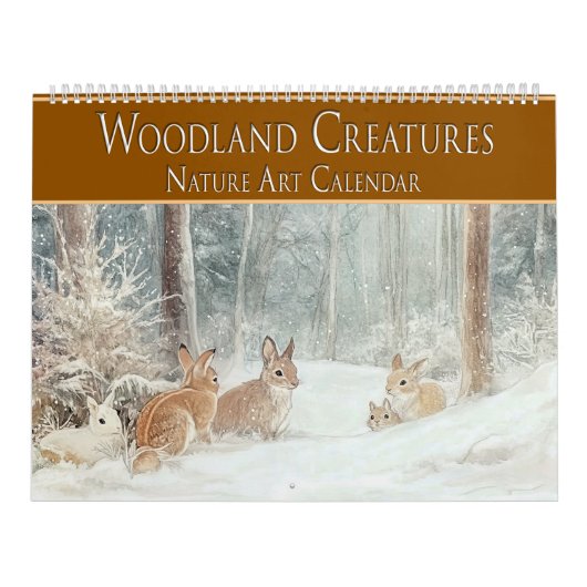 Calendrier Créatures boisées : Art de la nature (Protection)