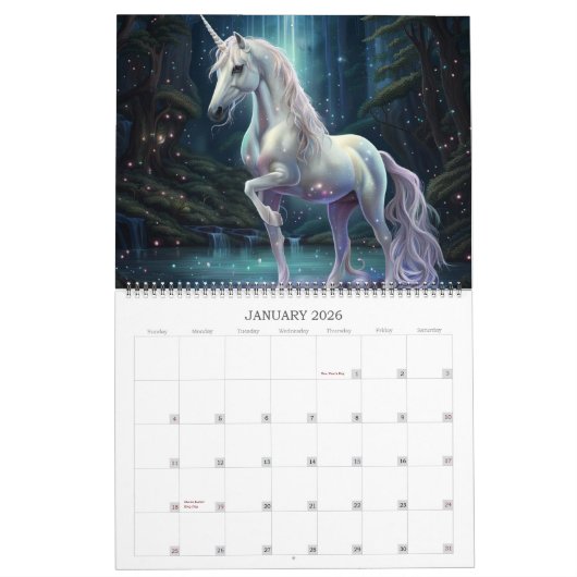 Calendrier Créatures mythiques de Ivy et Bat Goth Art (Jan 2026)