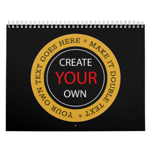 Calendrier Créez votre propre 2025 personnalisé, de marque /