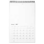 Calendrier Créez votre propre blanc (Jan 2027)