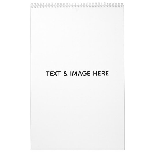 Calendrier Créez votre propre blanc (Protection)