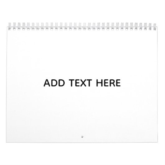 Calendrier Créez votre propre blanc  (Protection)