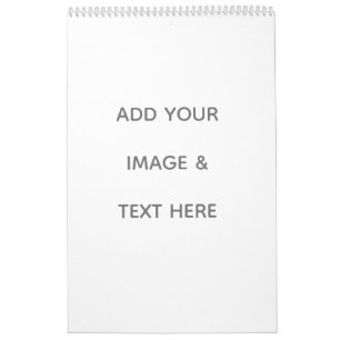 Calendrier Créez votre propre blanc 