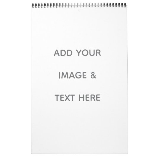 Calendrier Créez votre propre blanc  (Protection)
