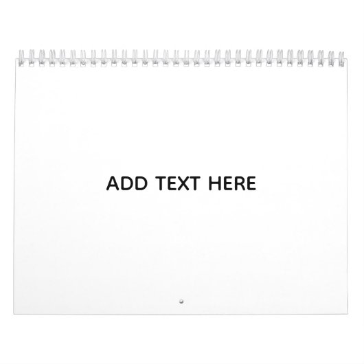 Calendrier Créez votre propre blanc (Protection)