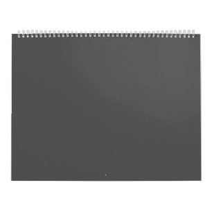 Calendrier Créez Votre Propre Conception Personnalisée Gris F