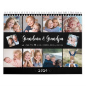 Calendrier Créez votre propre famille de photos Script modern (Protection)