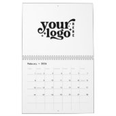 Calendrier Créez votre propre logo commercial 2026 (Feb 2026)