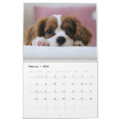 Calendrier Créez votre propre photo de chiot de chien mignon (Feb 2026)