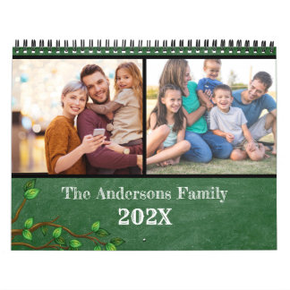 Calendrier Créez votre propre photo de famille moderne Mois V