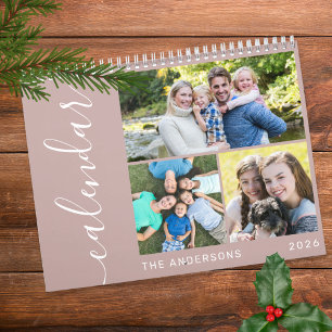 Calendrier Créez votre propre script de collage minimal de 3