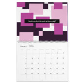 Calendrier Crescent nouveaux modèles quarts colorés Shakespea (Jan 2026)