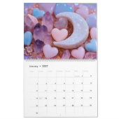 Calendrier cristal de guérison, cristal (Jan 2027)