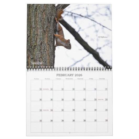 Calendrier Critters Galore ! (Feb 2026)