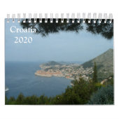 Calendrier Croatie 2020 (Protection)