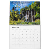 Calendrier Croatie médiévale Places antiques sur la mer Adria (Mar 2026)