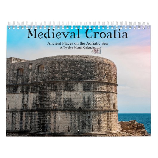 Calendrier Croatie médiévale Places antiques sur la mer Adria (Protection)