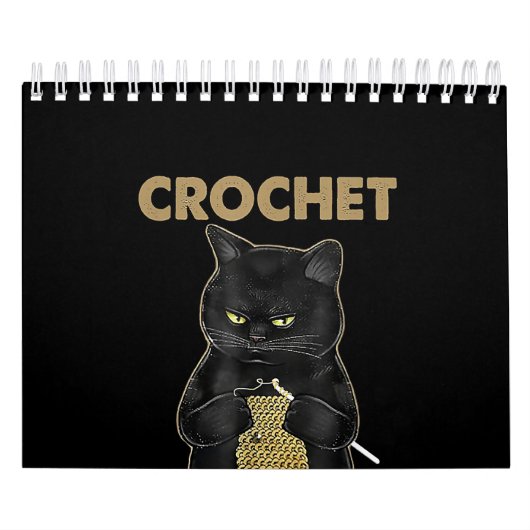 Calendrier Crochet aux chats noirs parce que le meurtre est f (Protection)
